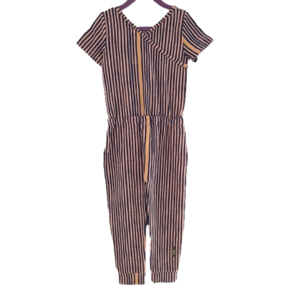 Peekaboo Beans Striped Jumpsuit size 4 - Picture 2 of 8